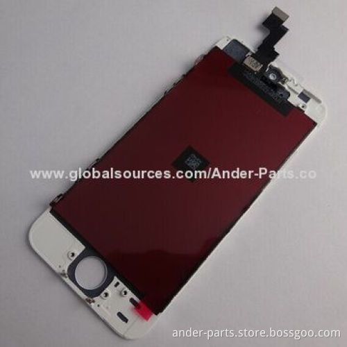 OEM LCD Screen Digitizer Assembly for iPhone 5S, Black/White, Wholesale, 100% Tested